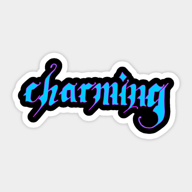 charming Sticker by Oluwa290